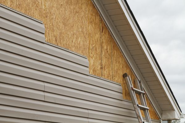 Grey Vinyl Siding Installation in Bellingham