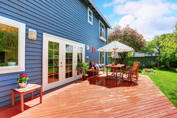 Blue Siding Installation in Bellingham